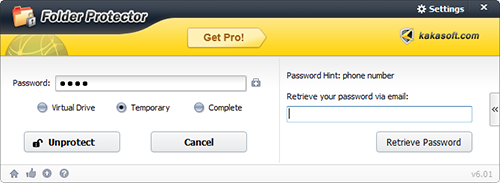Kakasoft Folder Protector Pro v6.30