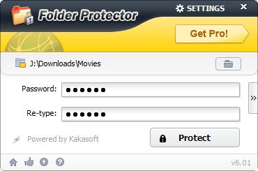 KaKa Folder Protector screen shot