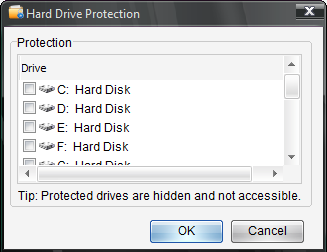 how to lock a folder on a shared drive