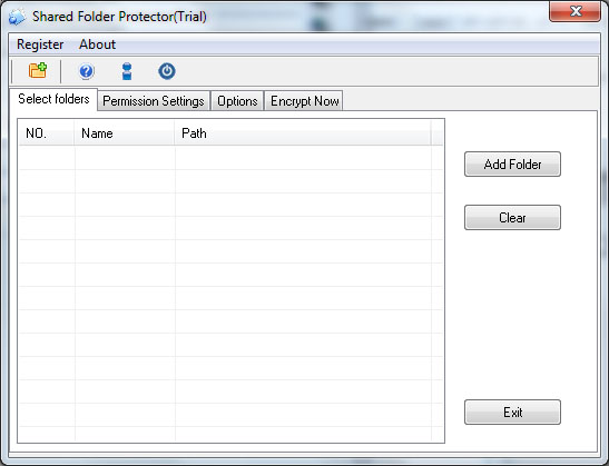 Click to view Shared Folder Protector 4.65 screenshot