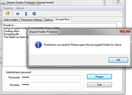 how to lock a folder on a shared drive